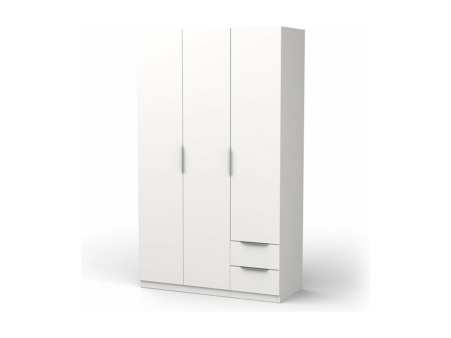 Kast met 3 deuren en 2 laden Ghost - L119,4 cm