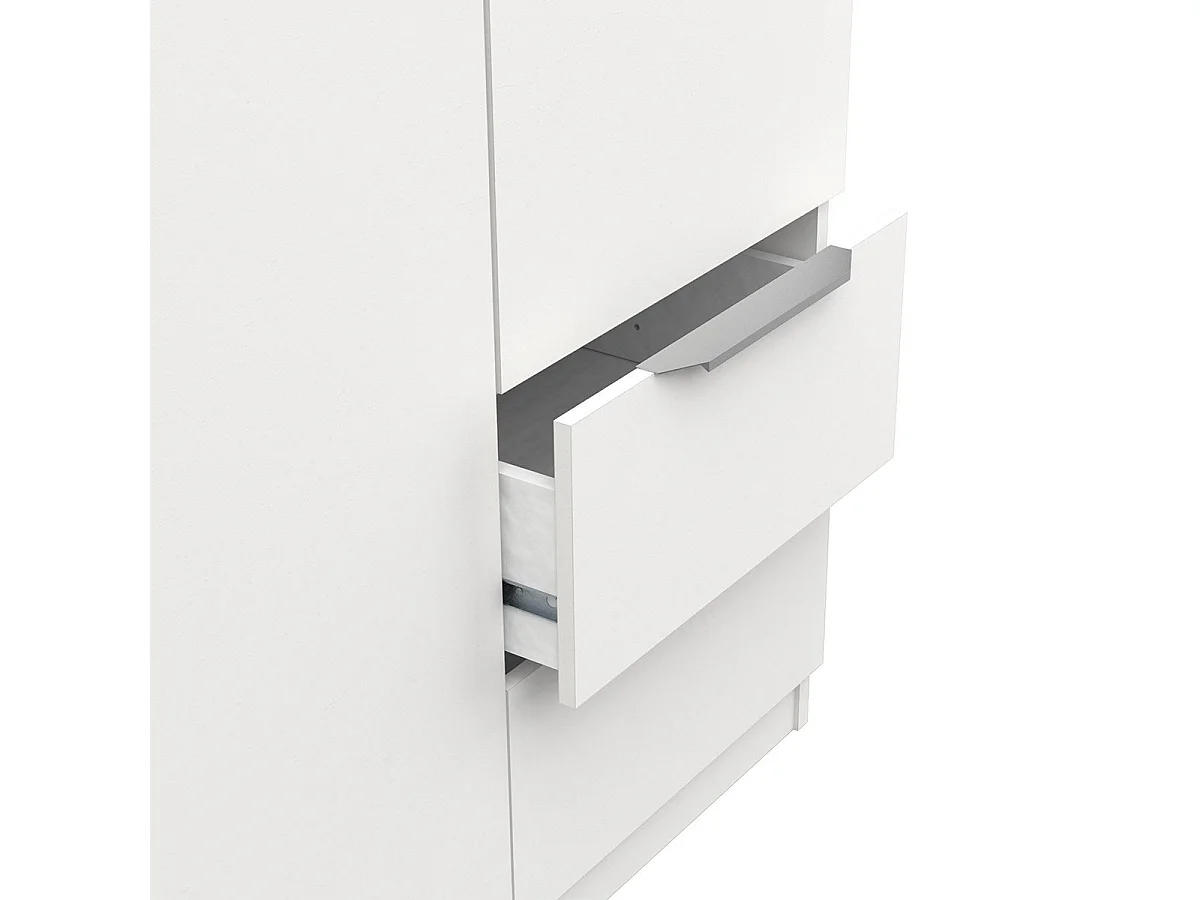 Kast met 3 deuren en 2 laden Ghost - L119,4 cm