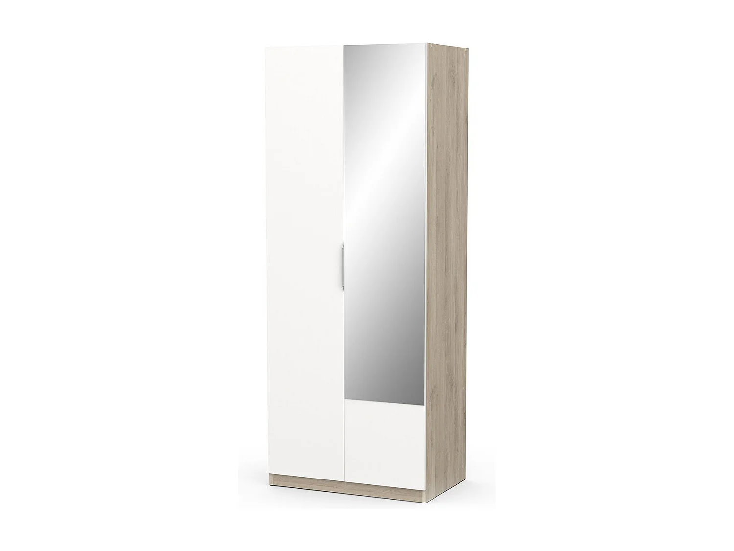 Armario 2 puertas y espejo Ghost - L79,4 cm