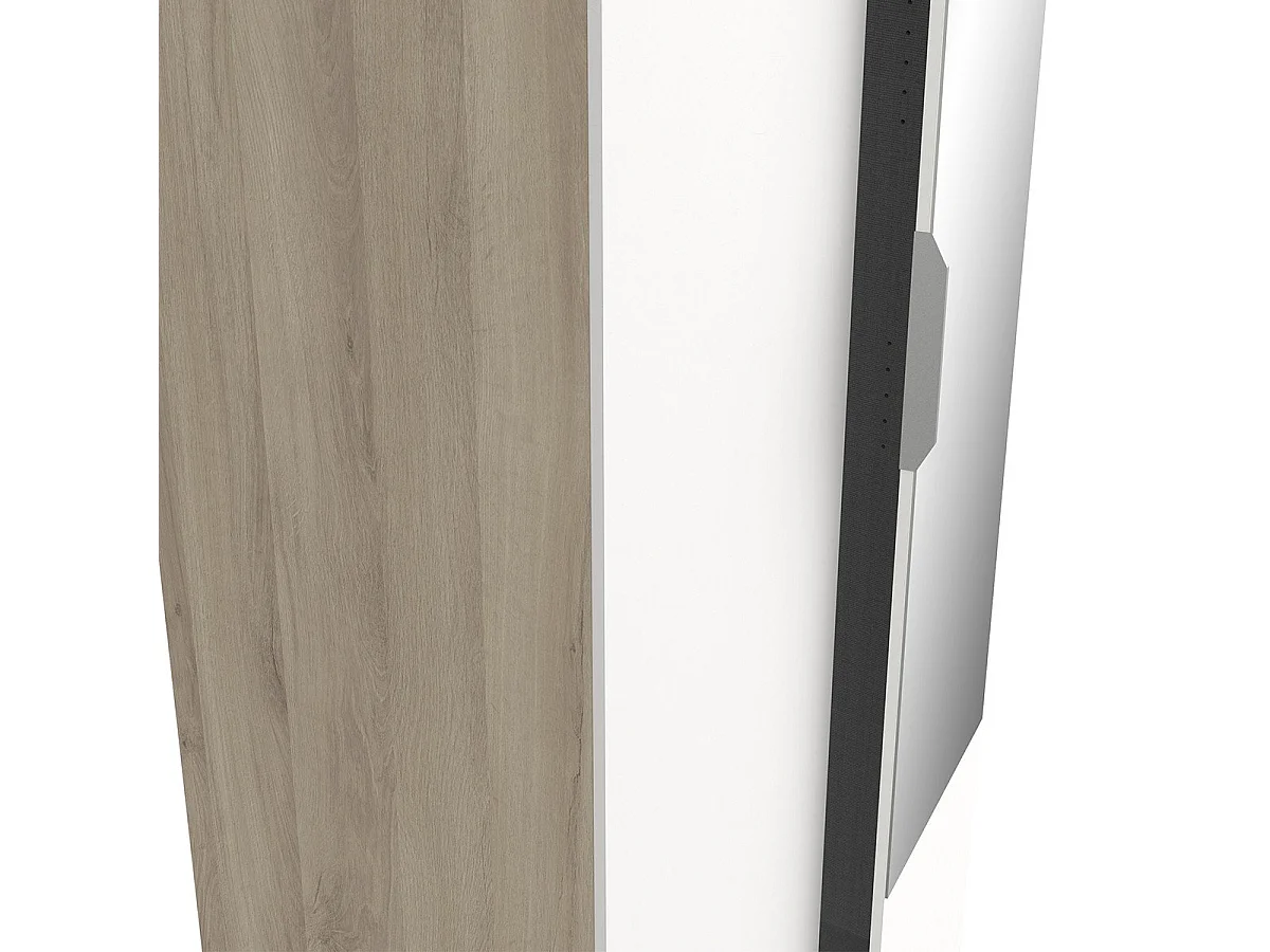 Armario 2 puertas y espejo Ghost - L79,4 cm