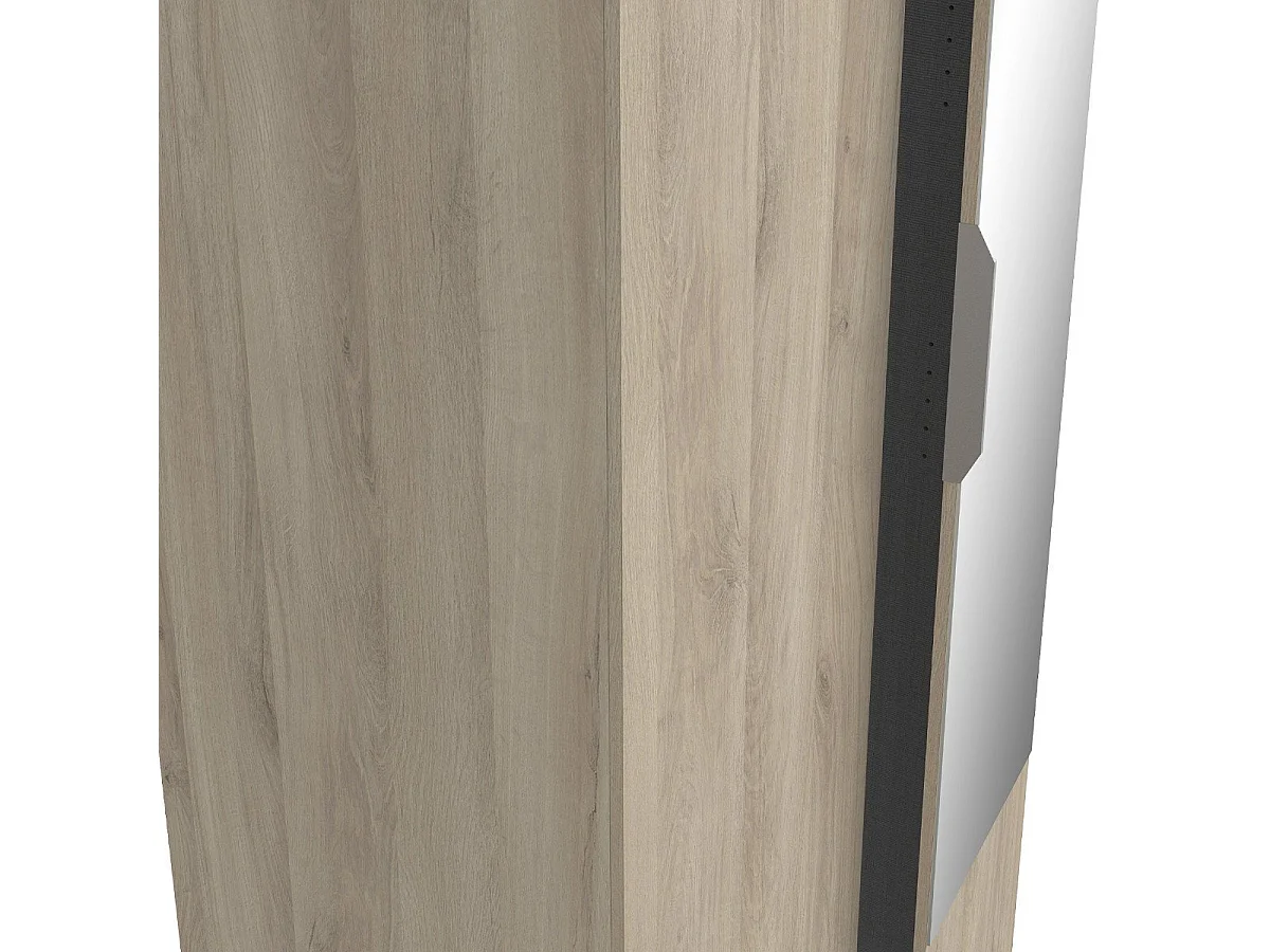 Roupeiro c/espelho AMBIHOME SHADE 08 - Carvalho, C79xP51xA203cm