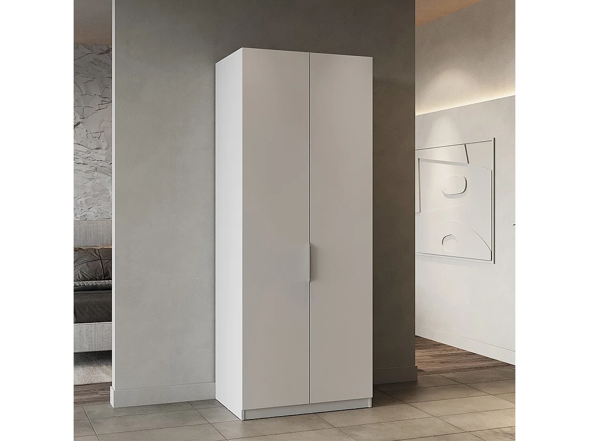 Roupeiro AMBIHOME SHADE 07 - Branco, C79xP51xA203cm