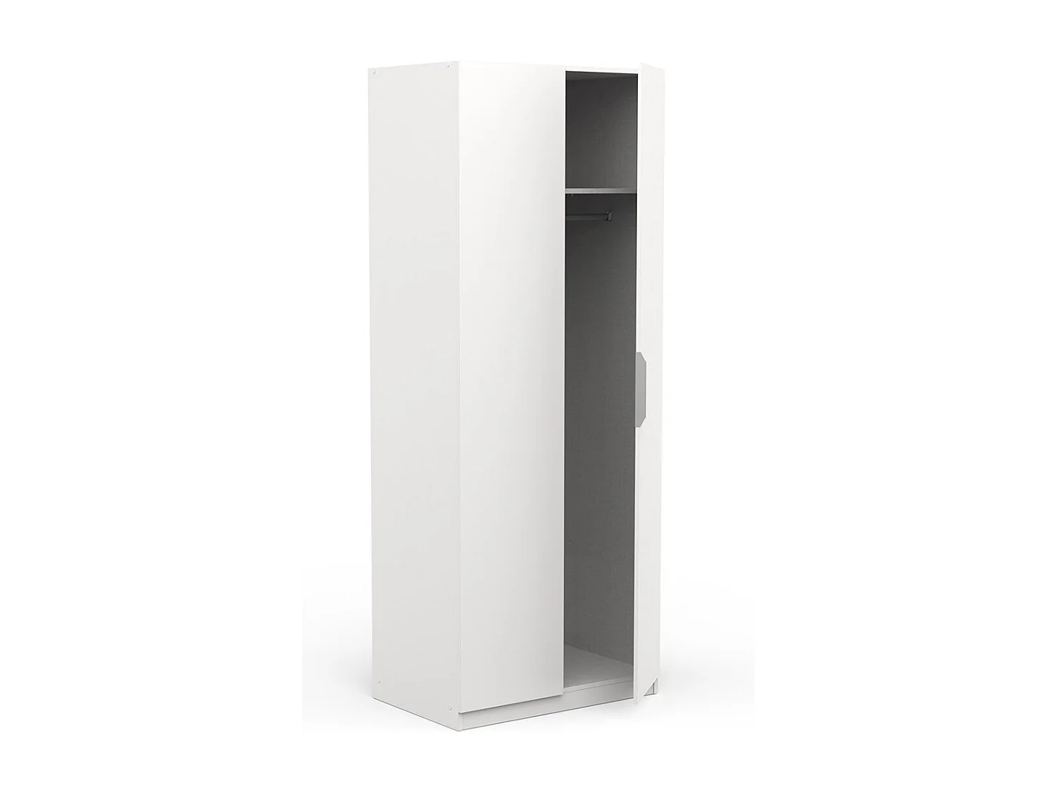 Roupeiro AMBIHOME SHADE 07 - Branco, C79xP51xA203cm