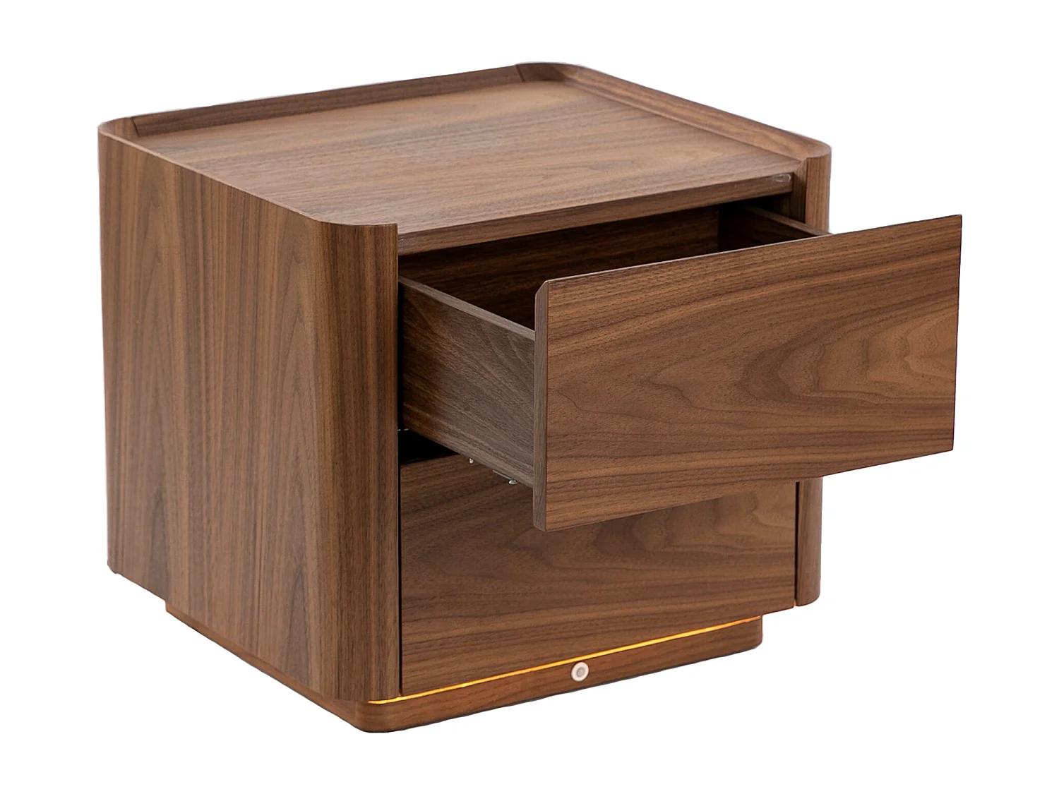 Nachttisch aus Nussbaumholz mit Beleuchtung 7165 ANGEL CERDA
