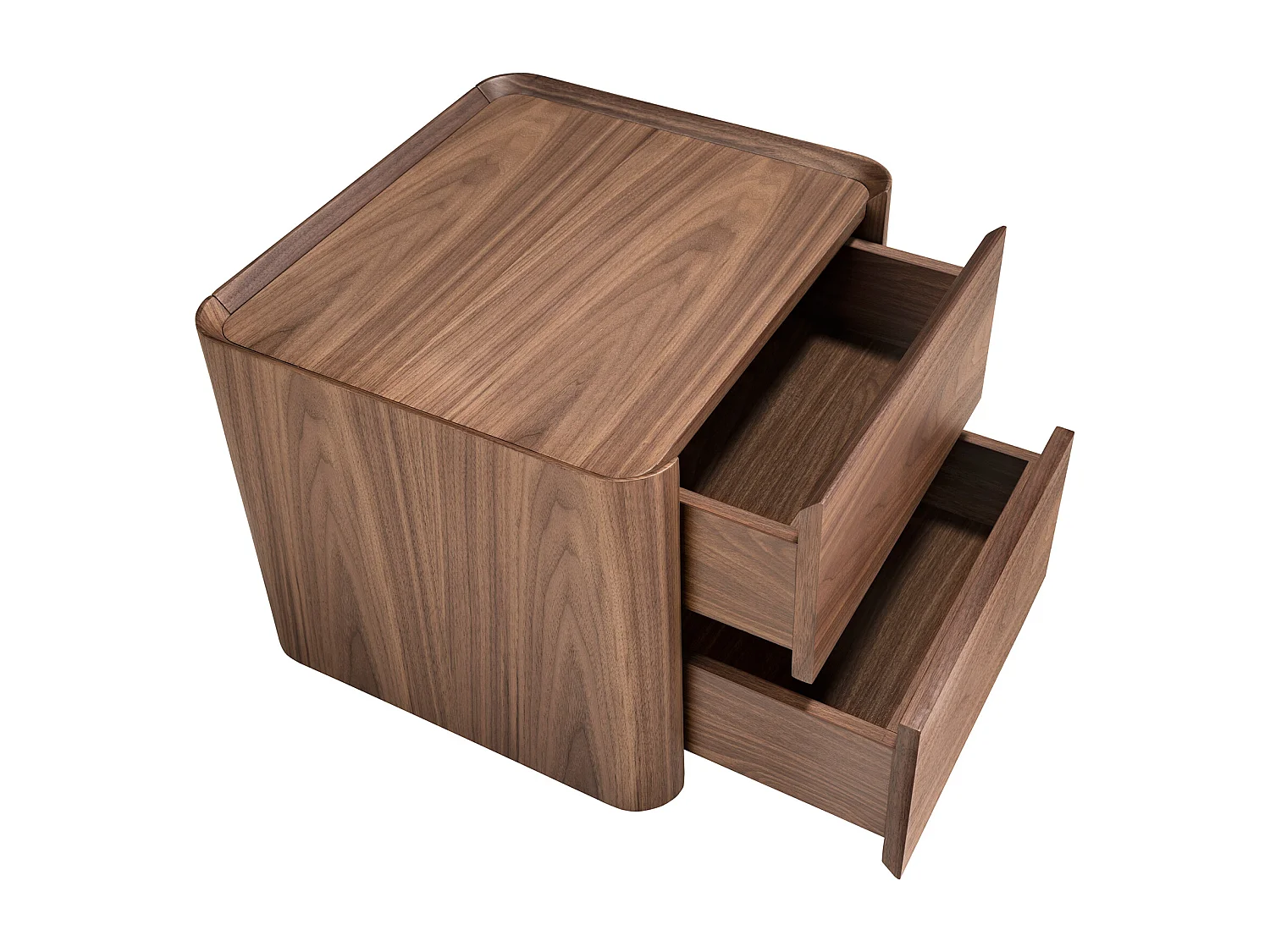 Table de chevet en noyer avec éclairage 7165 ANGEL CERDA