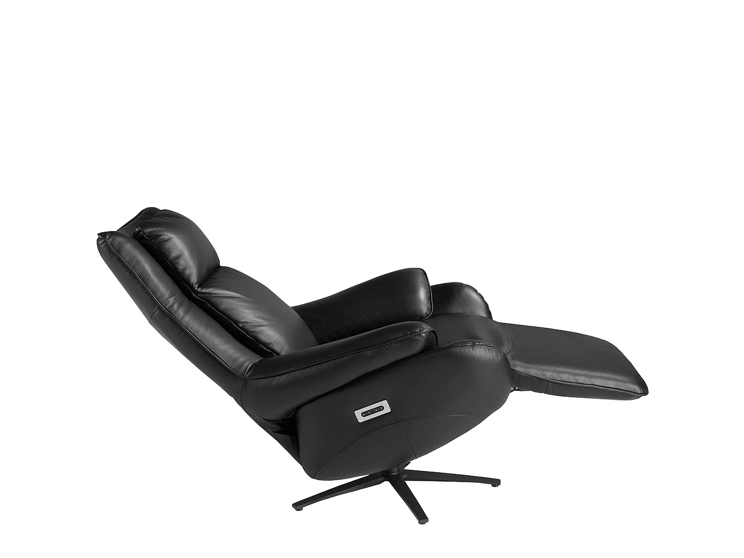 Fauteuil pivotant en cuir noir 5124 ANGEL CERDA