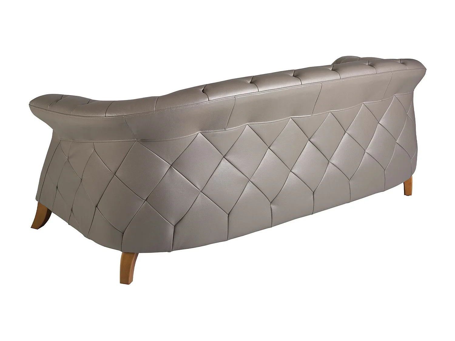 Chester Sofa 2 Sitzer grau Leder 6187 ANGEL CERDA