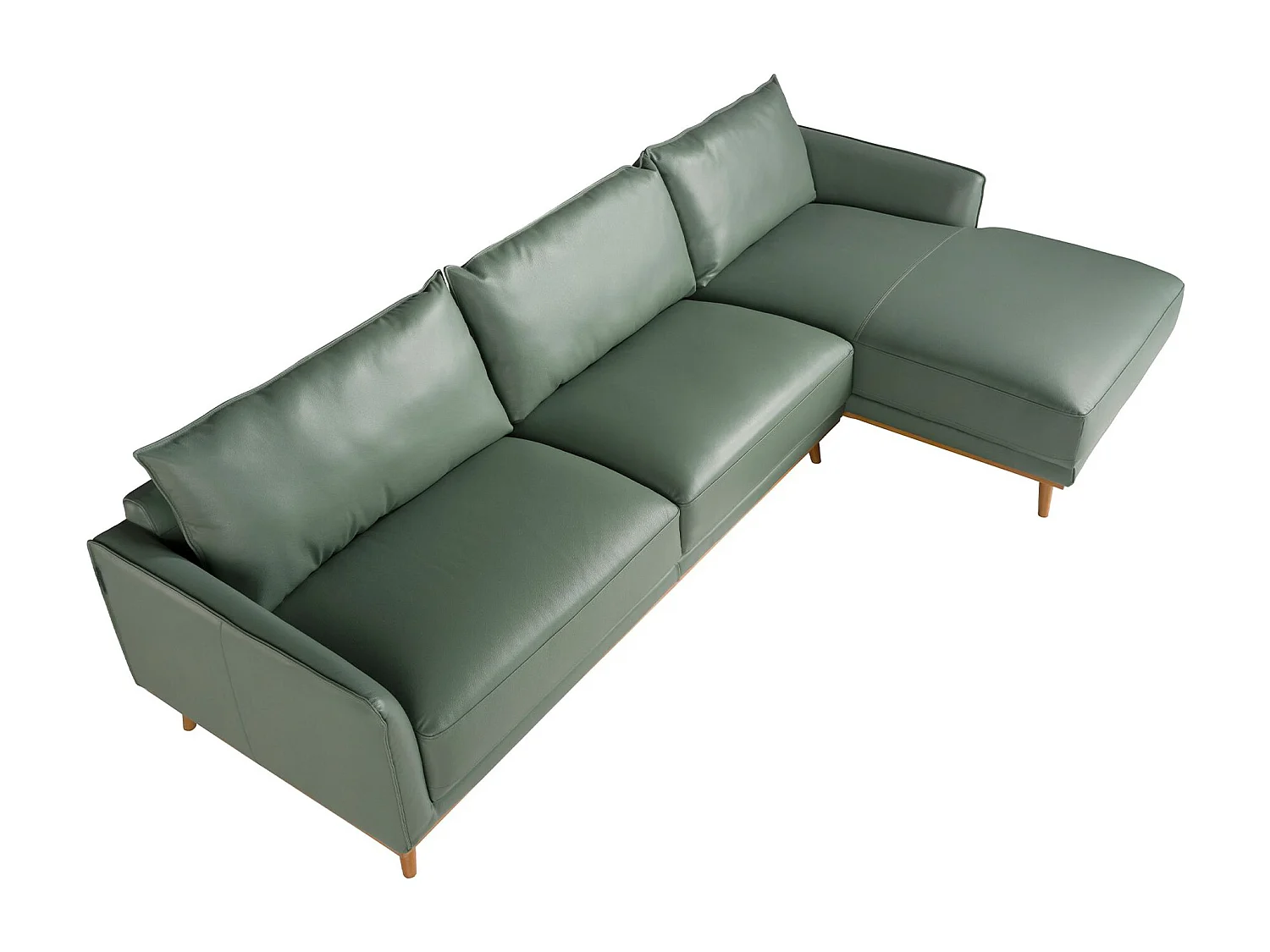 Rechterbank in groen leer 6199 ANGEL CERDA