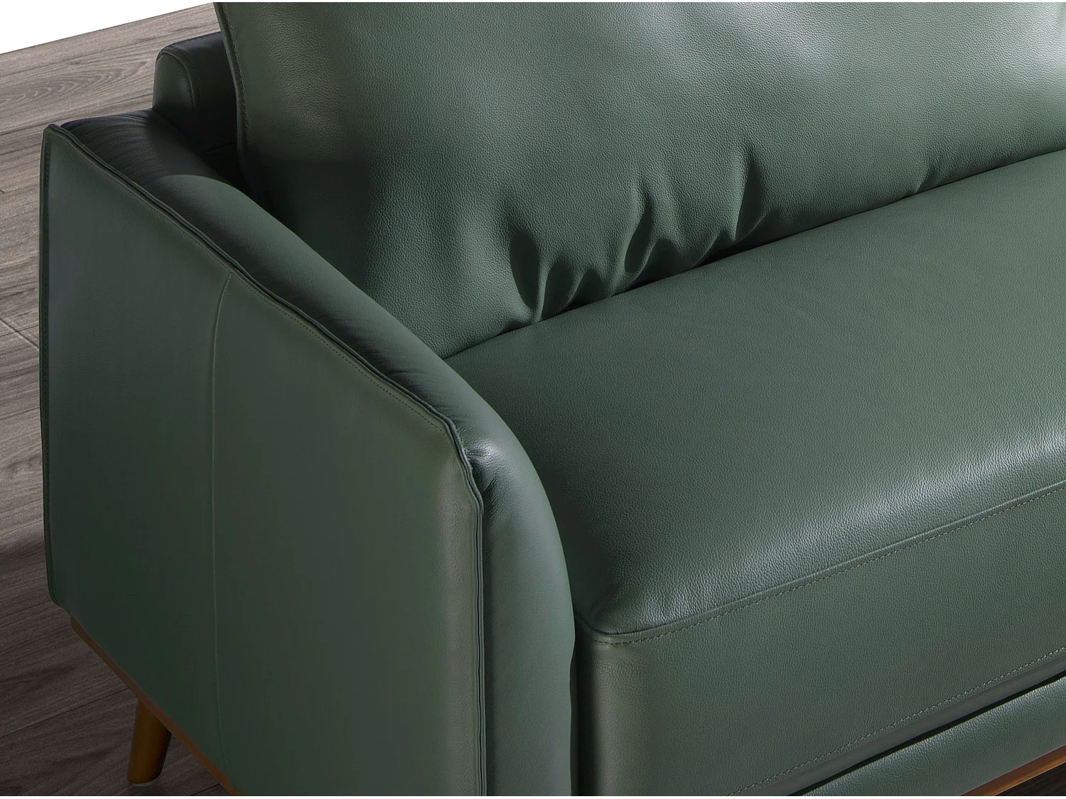 Rechterbank in groen leer 6199 ANGEL CERDA