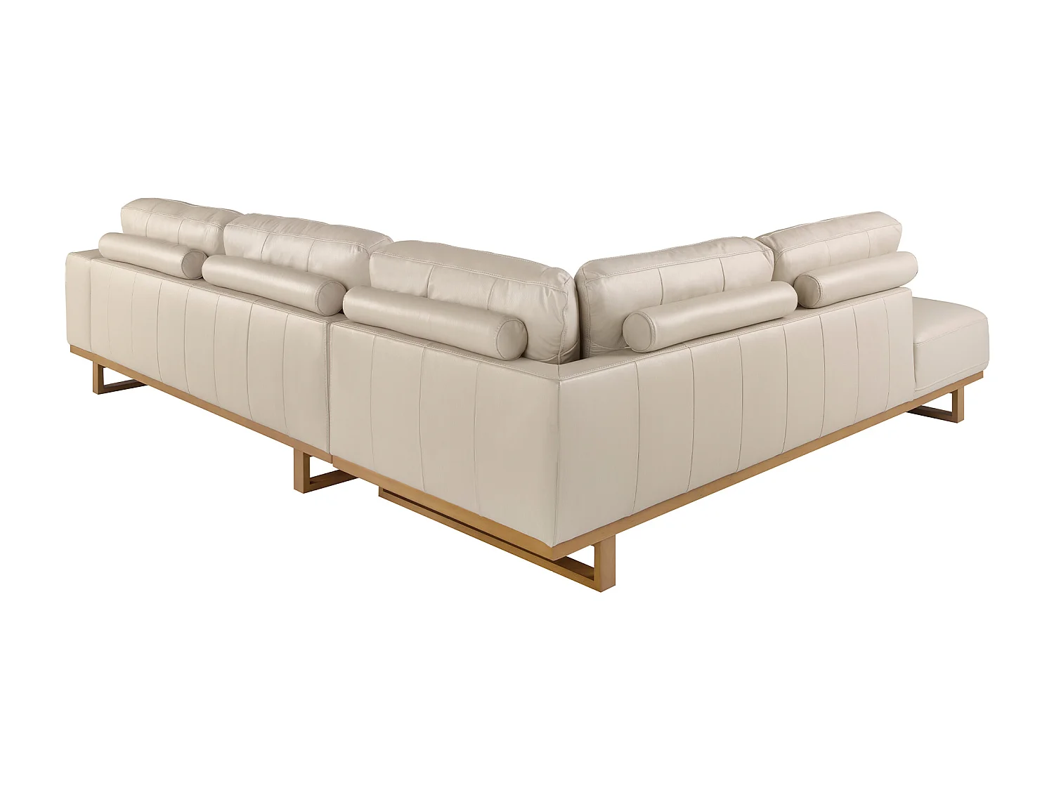 Ecksofa links Leder sand 6204 ANGEL CERDA