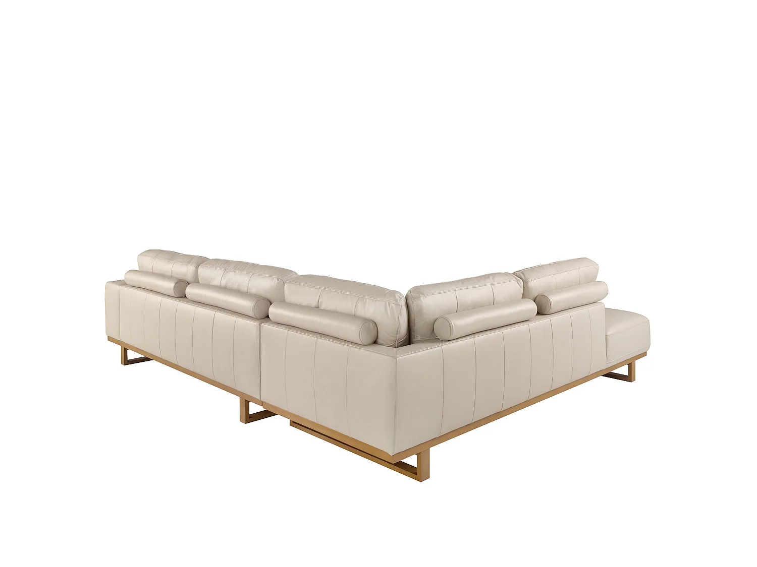 Ecksofa links Leder sand 6204 ANGEL CERDA