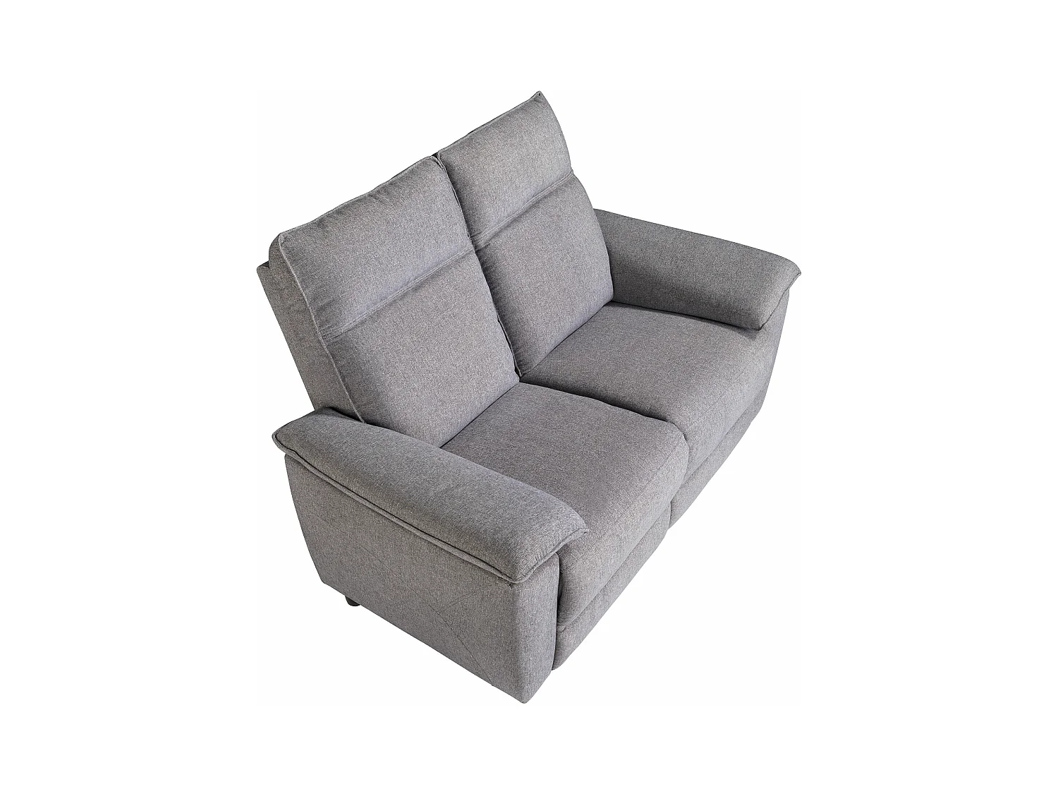Canapé 2 places en tissu gris 6191 ANGEL CERDA