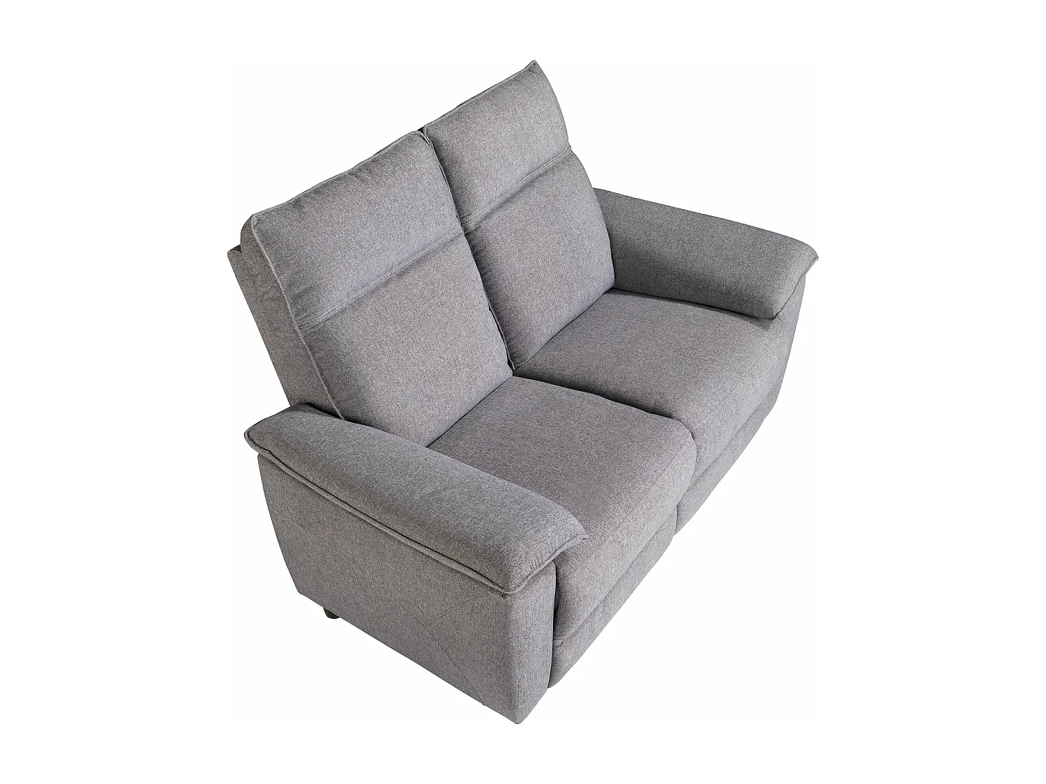 Canapé 2 places en tissu gris 6191 ANGEL CERDA