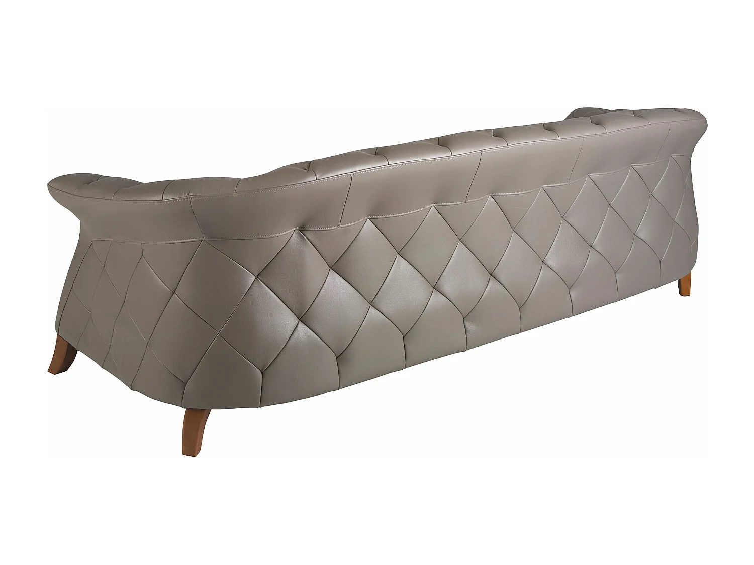 Canapé Chester 3 places cuir gris 6188 ANGEL CERDA