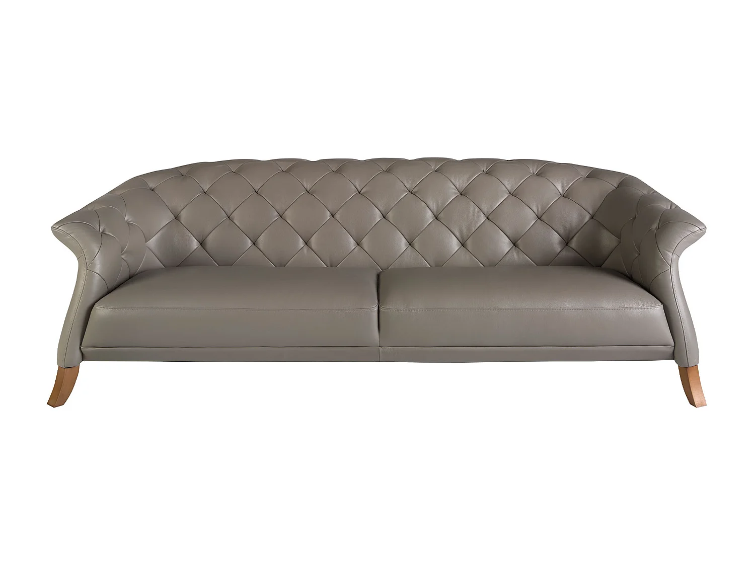 Canapé Chester 3 places cuir gris 6188 ANGEL CERDA