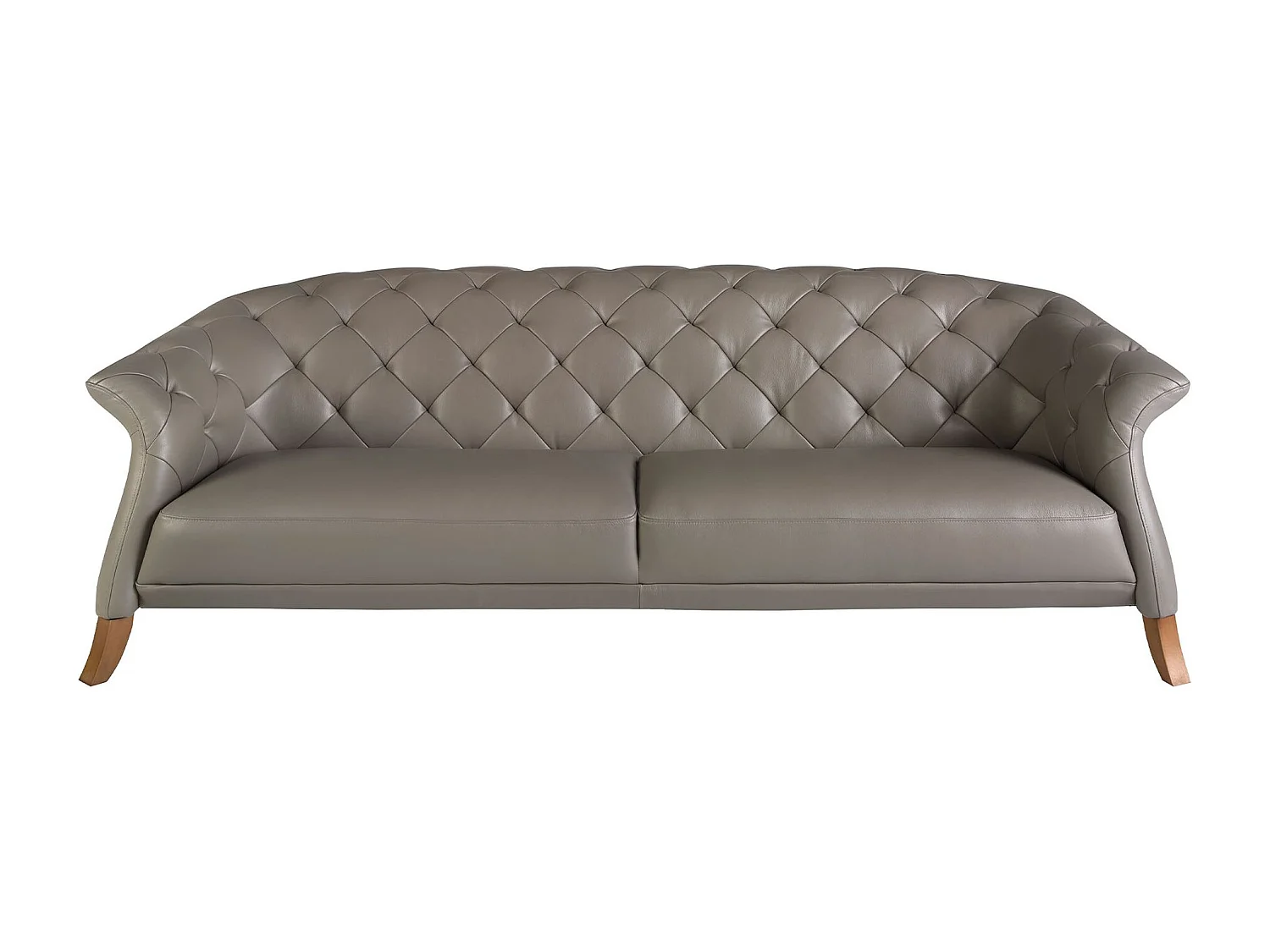 Canapé chester 3 places cuir gris 6188 ANGEL CERDA