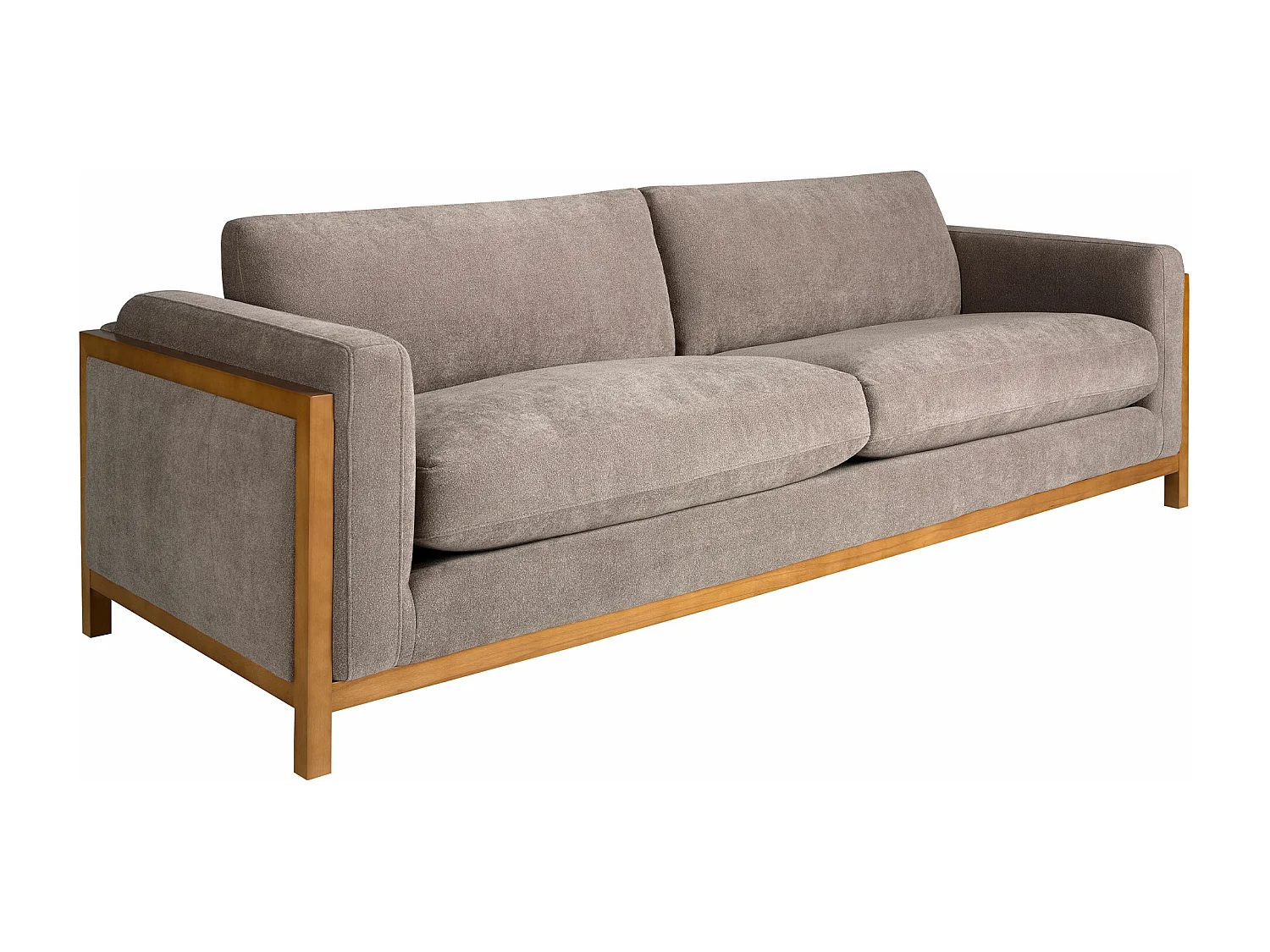 Canapé 3 places en tissu marron 6186 ANGEL CERDA