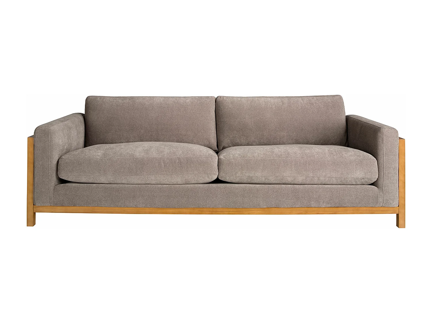 Canapé 3 places en tissu marron 6186 ANGEL CERDA