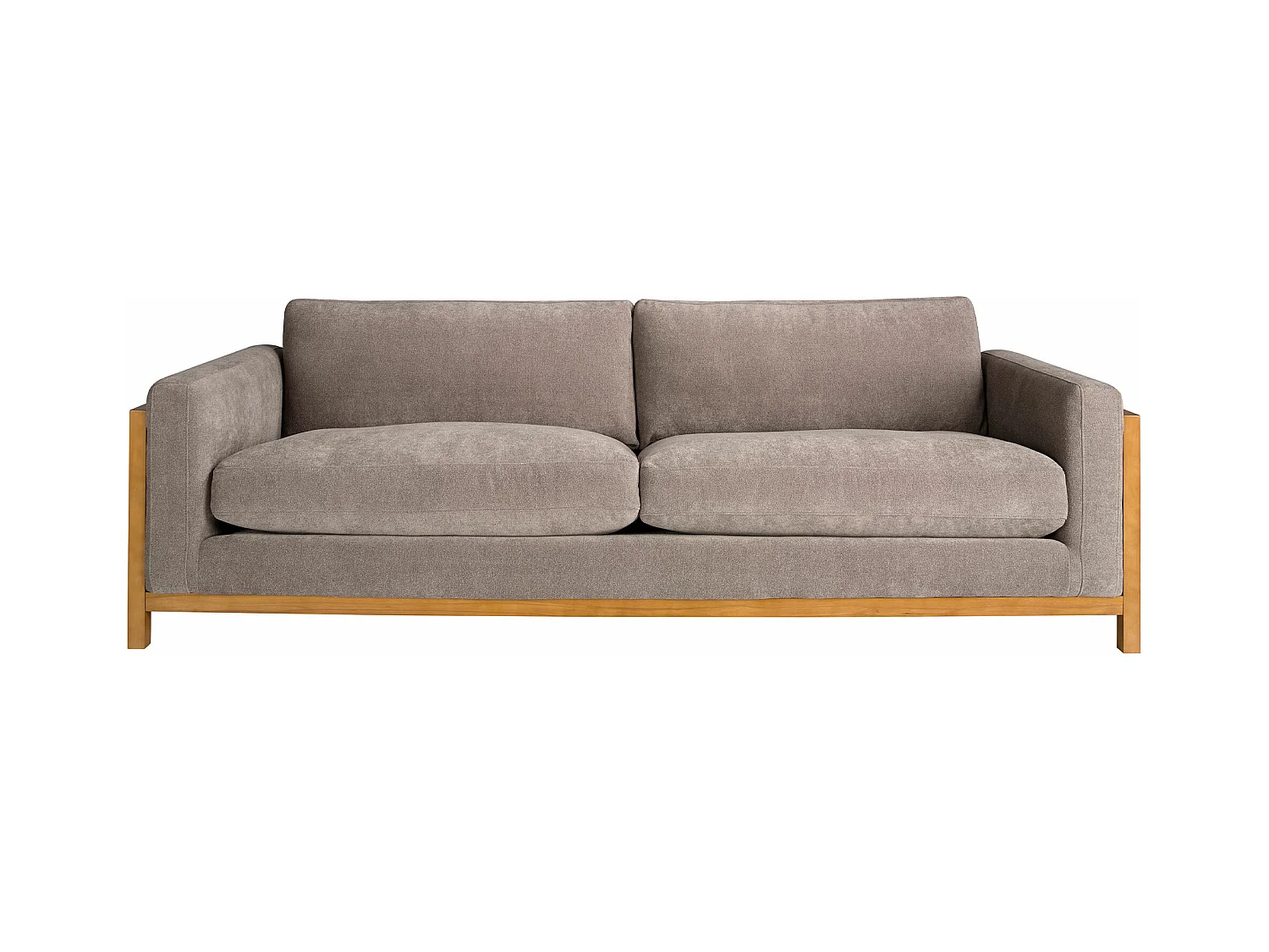 Canapé 3 places en tissu marron 6186 ANGEL CERDA