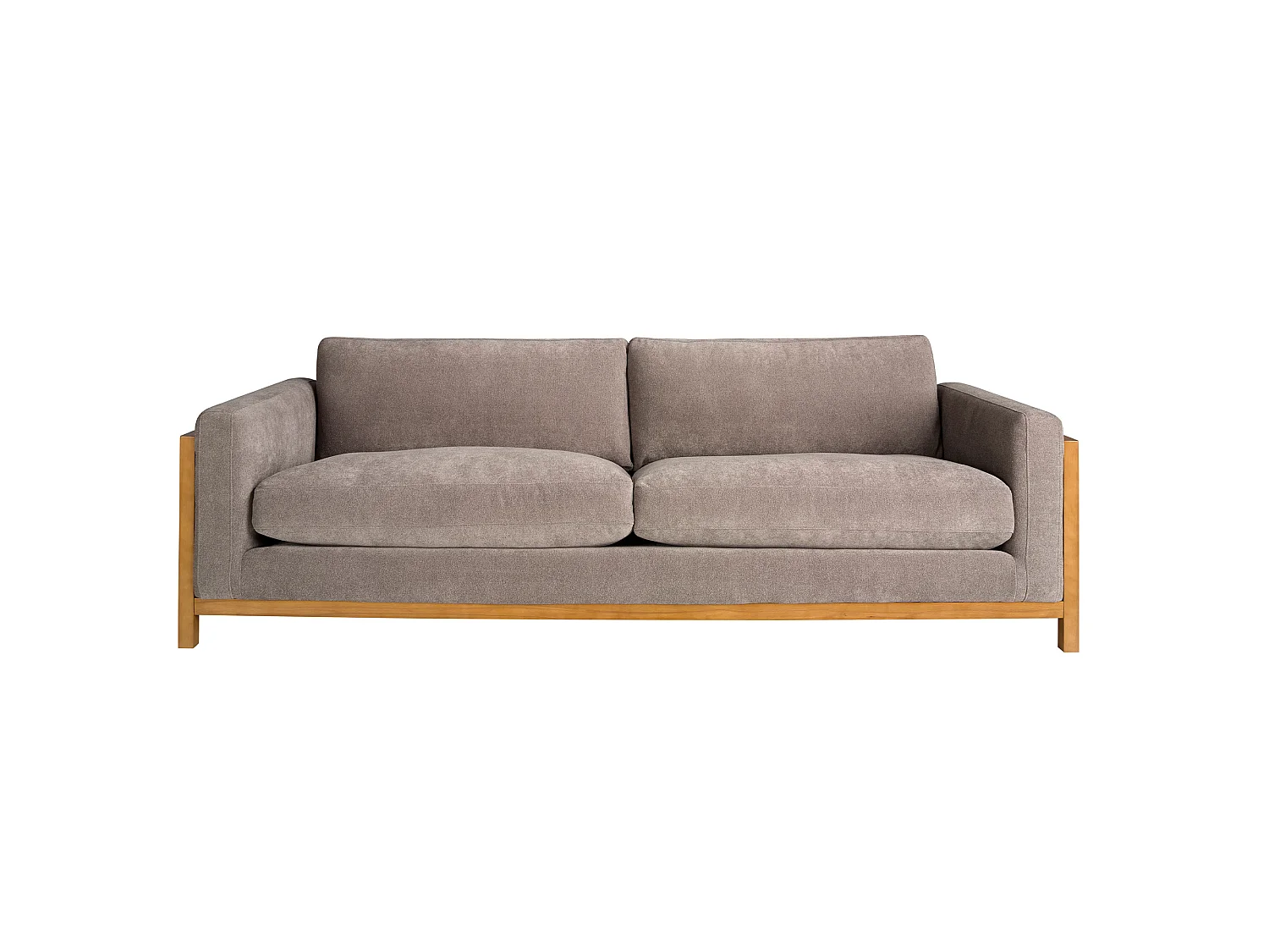 Canapé 3 places en tissu marron 6186 ANGEL CERDA