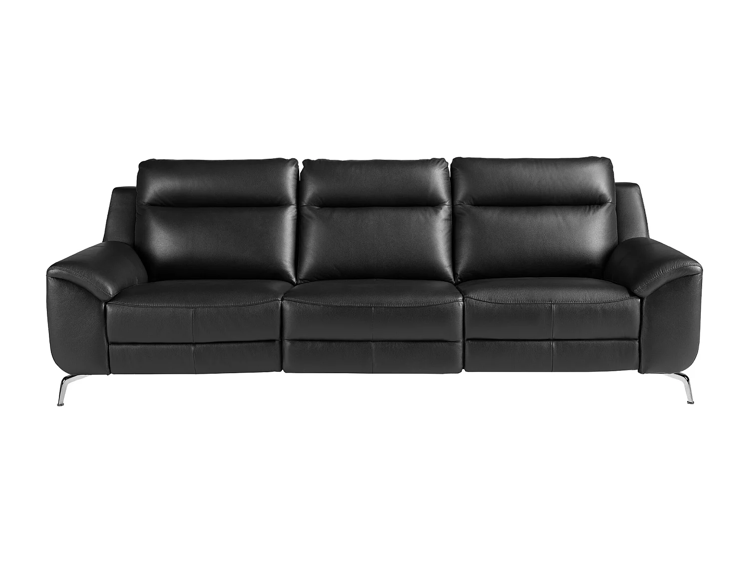 3 zits lederen relax bank zwart 6194 ANGEL CERDA