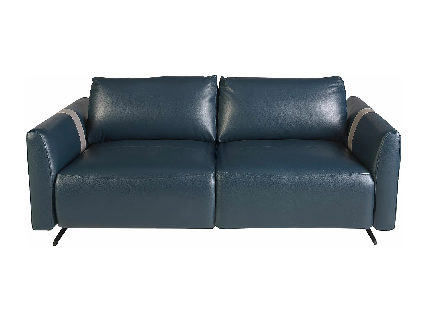 3 zitsbank blauw leer 6196 ANGEL CERDA