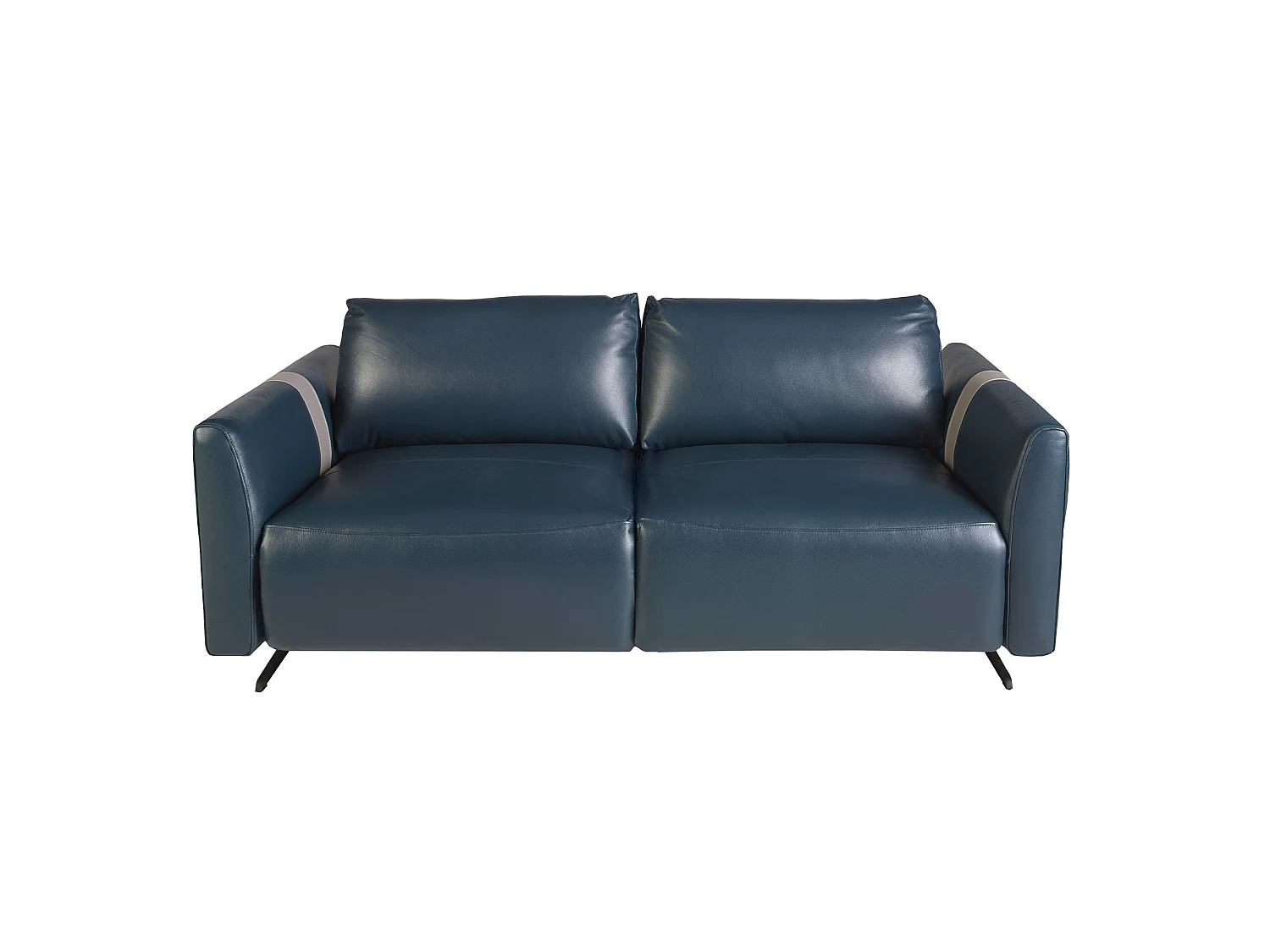 3 zitsbank blauw leer 6196 ANGEL CERDA