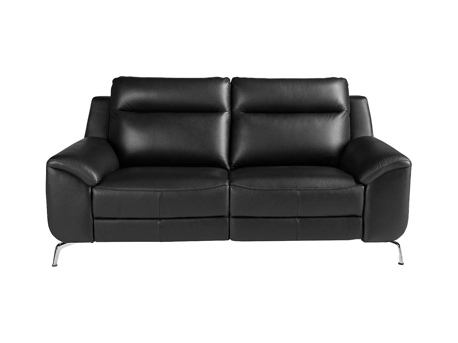 Divano relax a 2 posti in pelle nera 6193 ANGEL CERDA