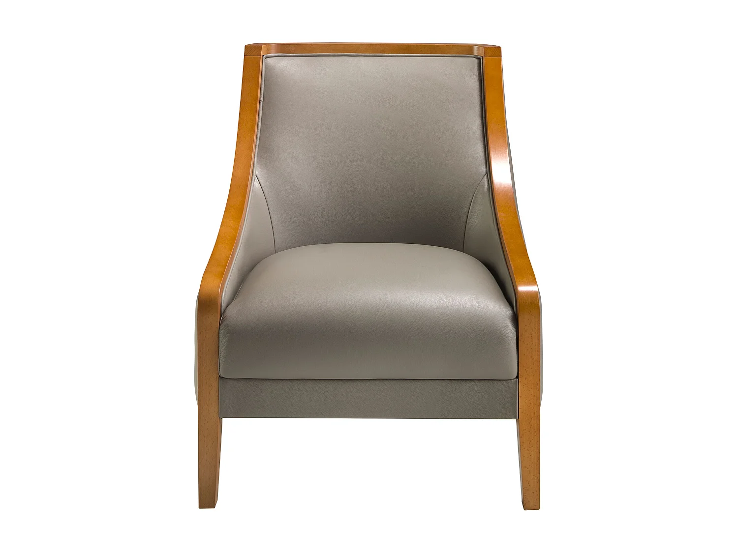 Grauer Ledersessel 5126 ANGEL CERDA