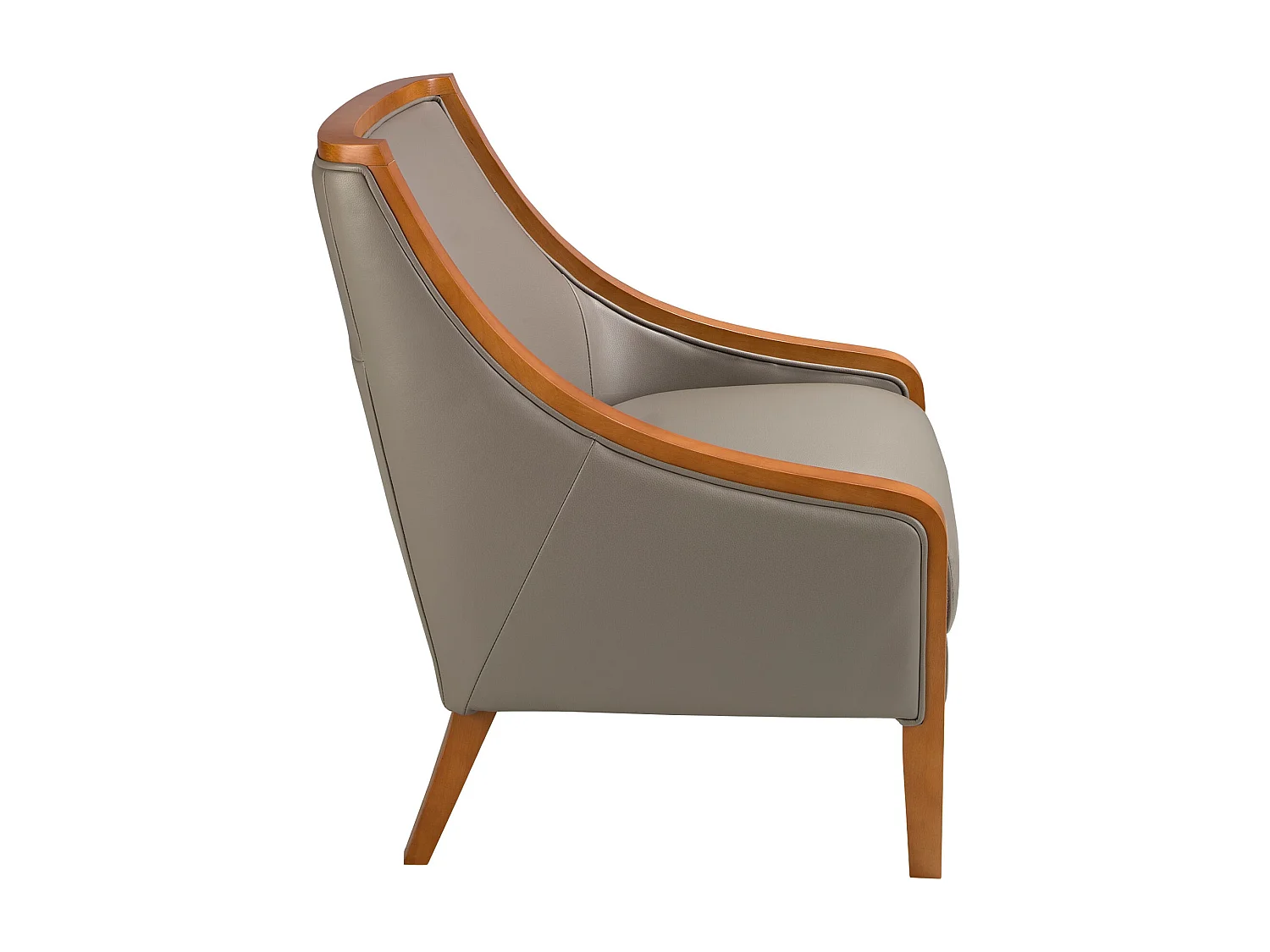 Grauer Ledersessel 5126 ANGEL CERDA