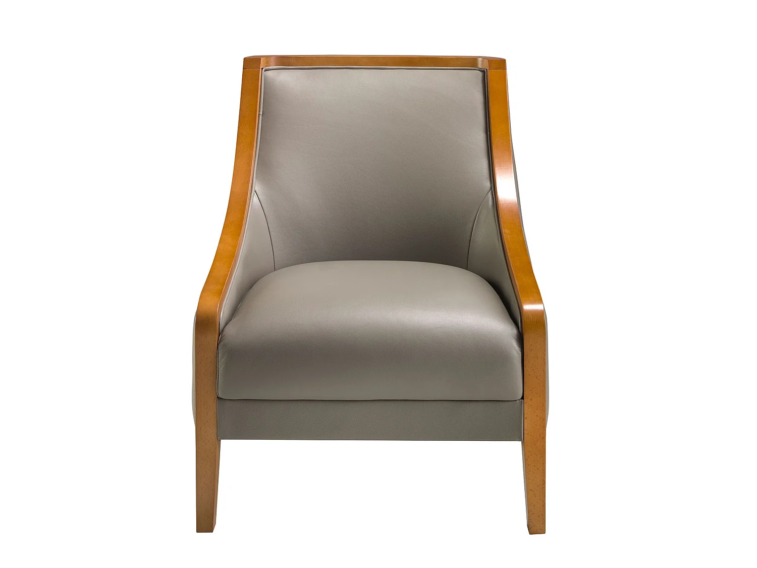 Grauer Ledersessel 5126 ANGEL CERDA