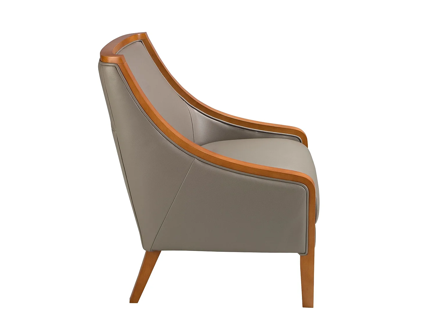 Grauer Ledersessel 5126 ANGEL CERDA