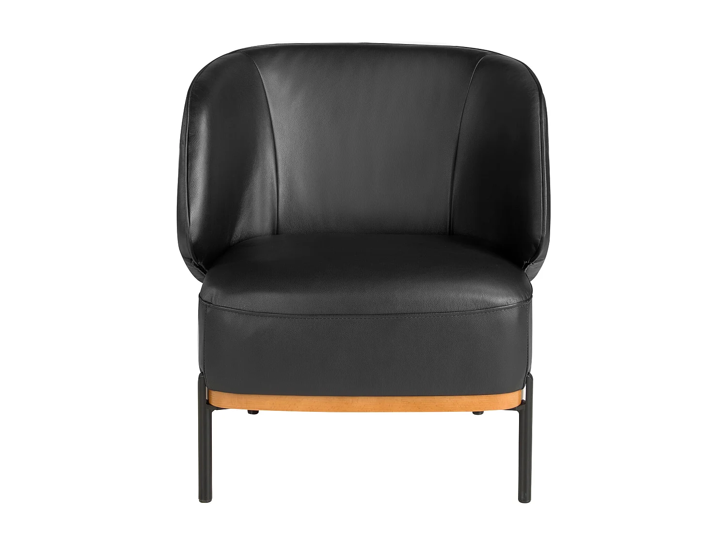 Schwarzer Ledersessel 5128 ANGEL CERDA