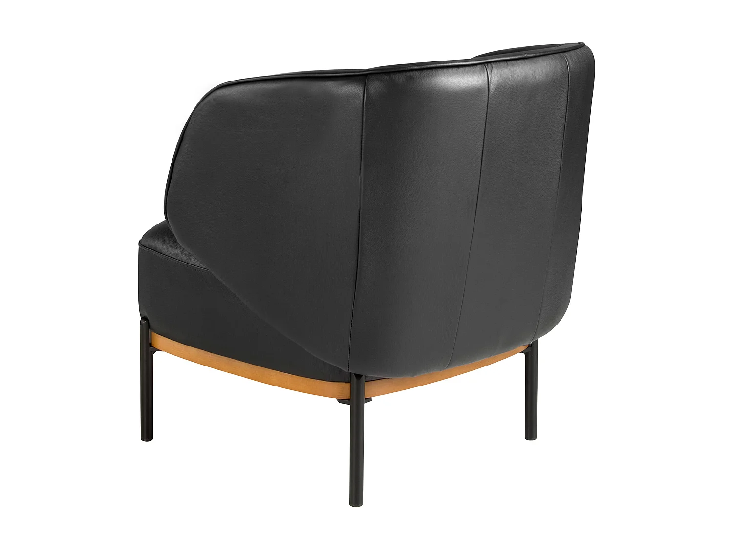 Schwarzer Ledersessel 5128 ANGEL CERDA