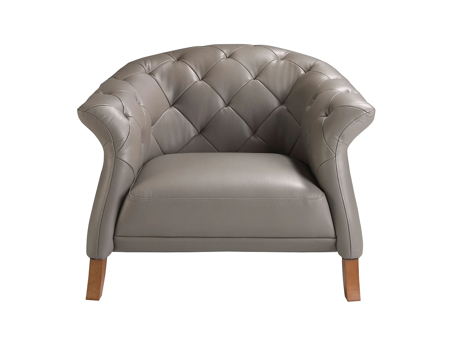 Grauer Ledersessel 5132 ANGEL CERDA