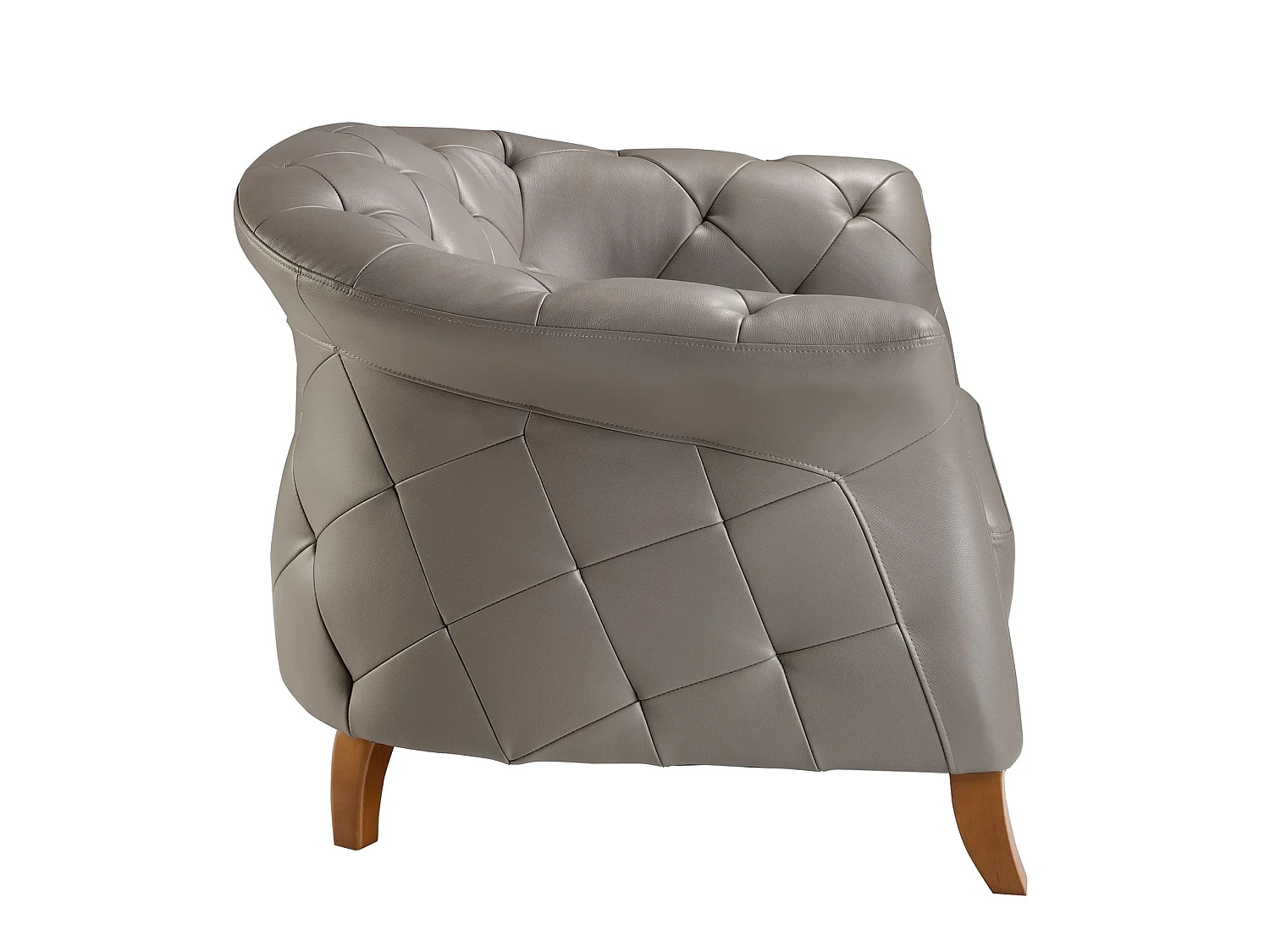 Grauer Ledersessel 5132 ANGEL CERDA
