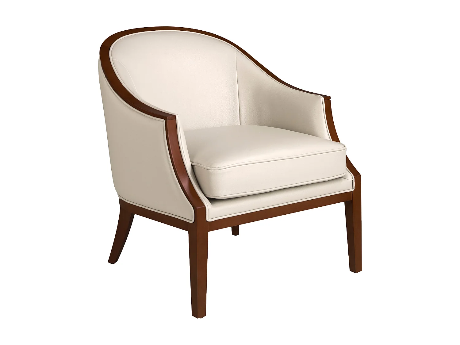 Fauteuil en cuir sable 5127 ANGEL CERDA