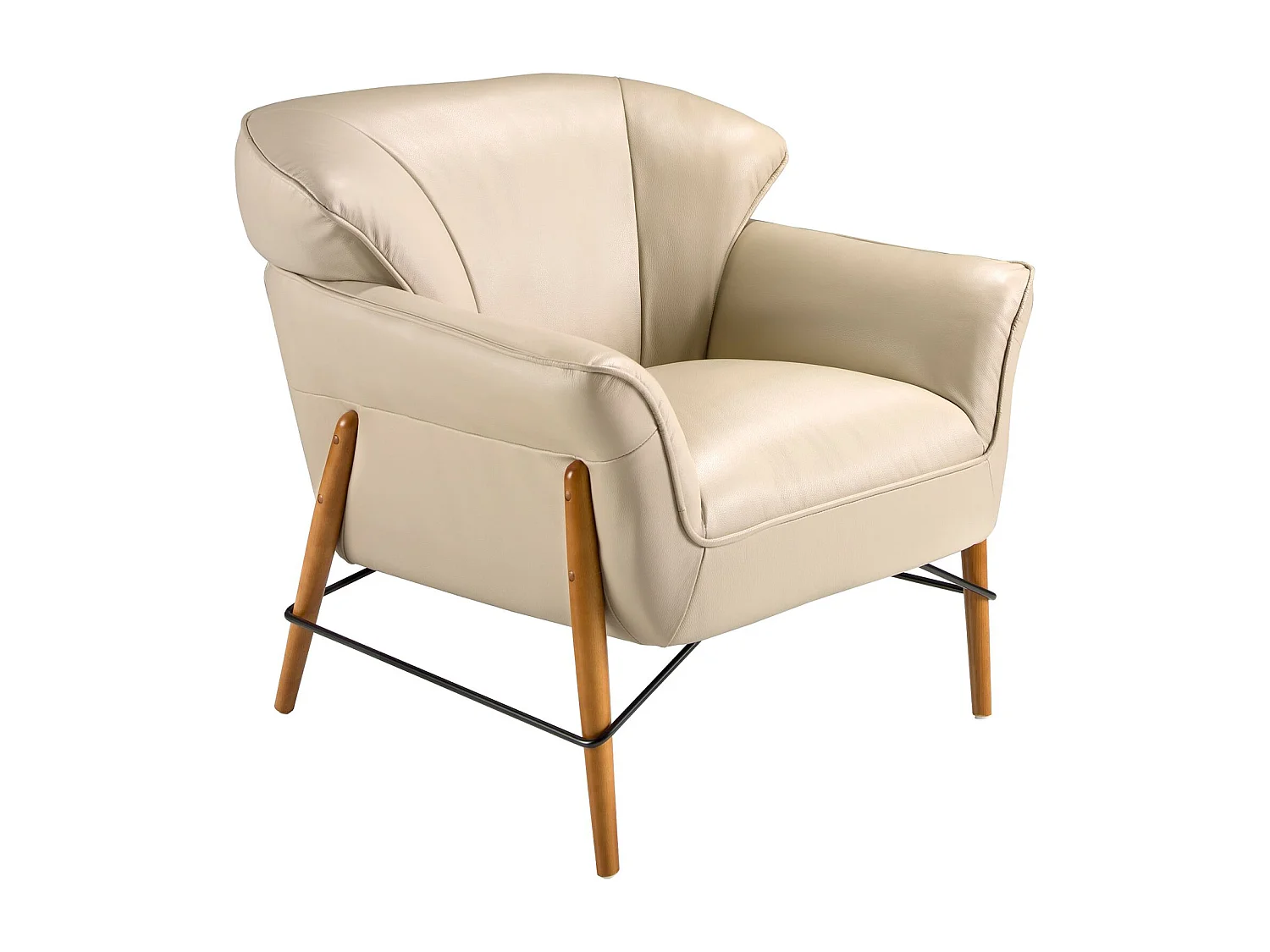 Poltrona em pele de areia 5129 ANGEL CERDA