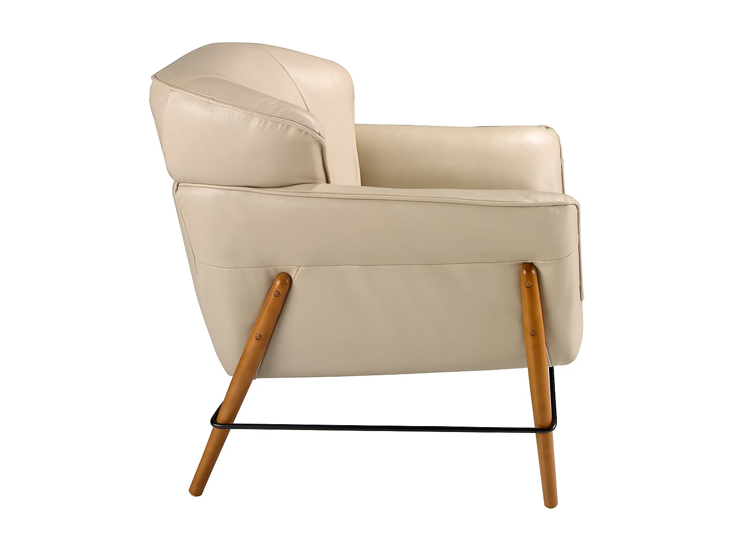 Poltrona em pele de areia 5129 ANGEL CERDA