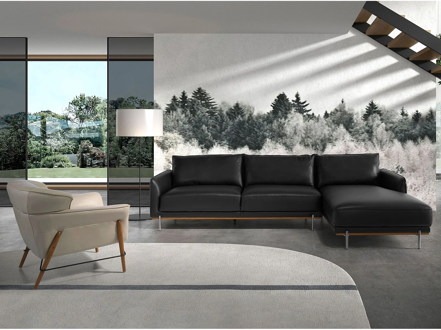 Ledersessel Sand 5129 ANGEL CERDA