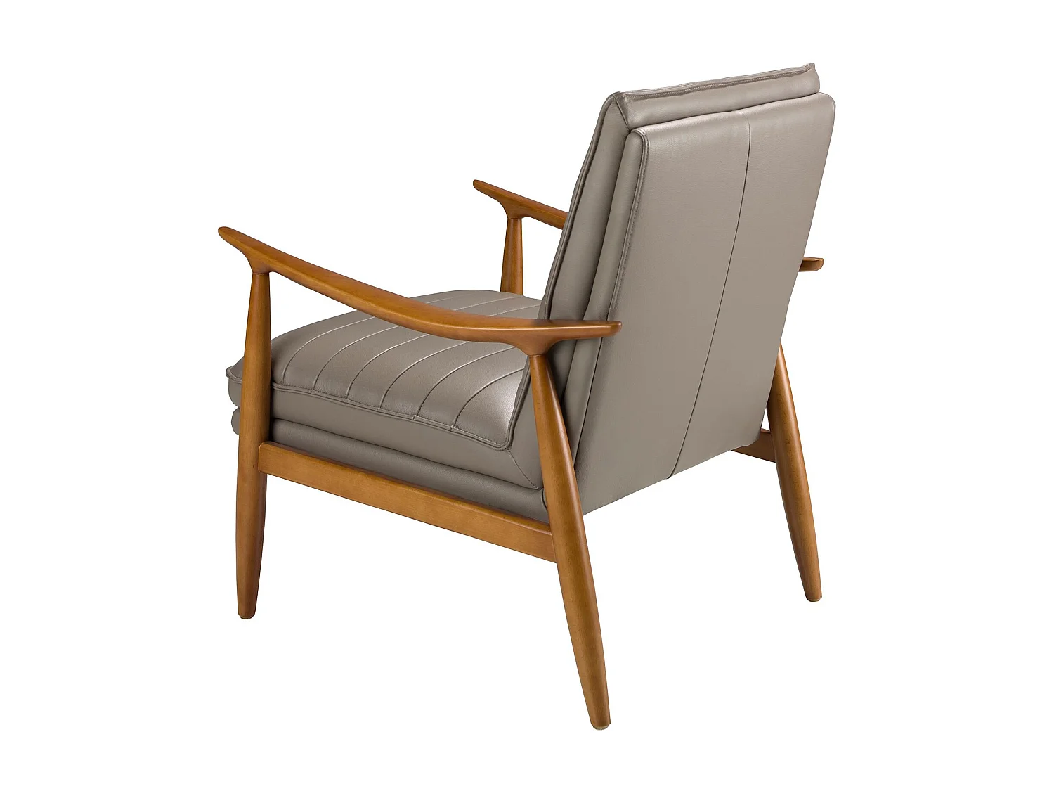 Fauteuil en cuir gris foncé 5130 ANGEL CERDA