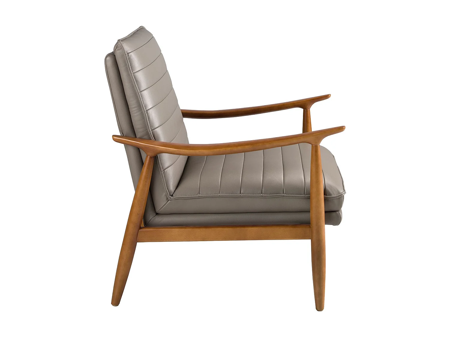 Fauteuil en cuir gris foncé 5130 ANGEL CERDA