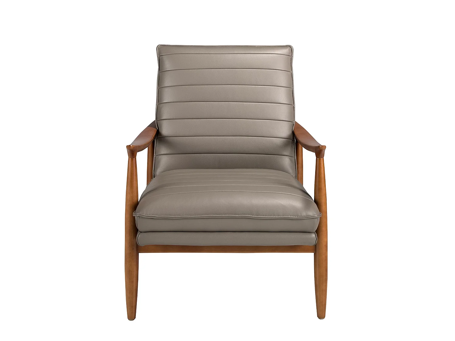 Fauteuil donkergrijs leer 5130 ANGEL CERDA