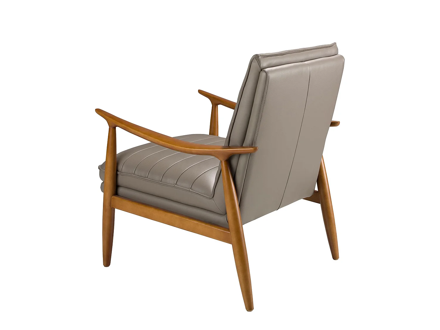 Fauteuil en cuir gris foncé 5130 ANGEL CERDA