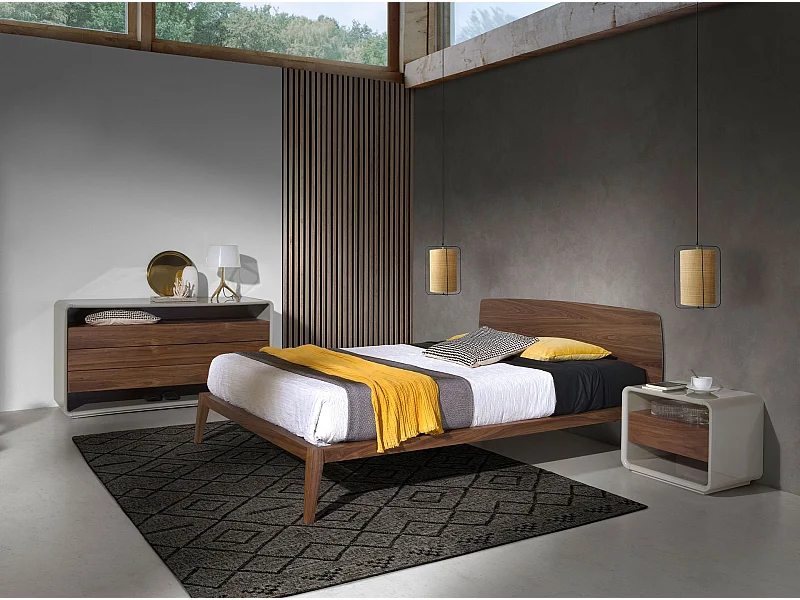 Walnoot bed 7178 ANGEL CERDA