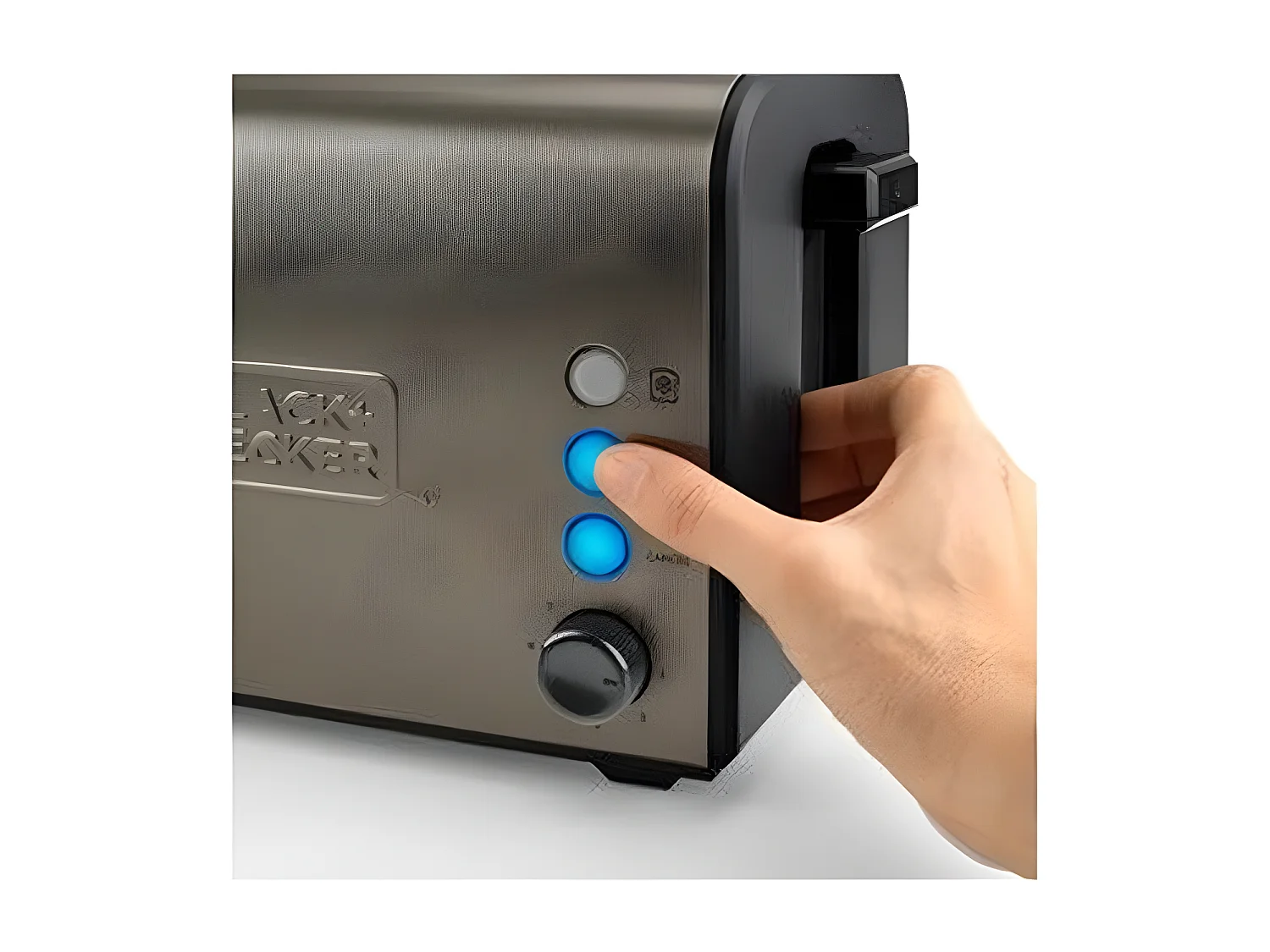 Black+decker Grille-pains 1 fente 1500w inox - bxto1500e