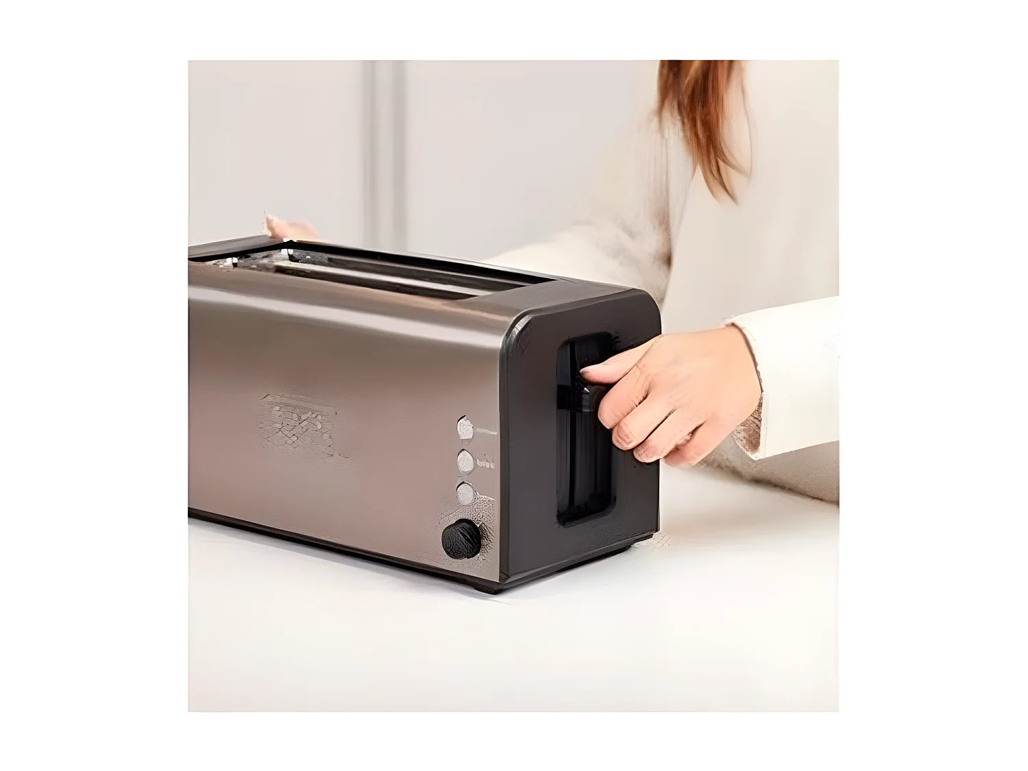 Black+decker Grille-pains 1 fente 1500w inox - bxto1500e