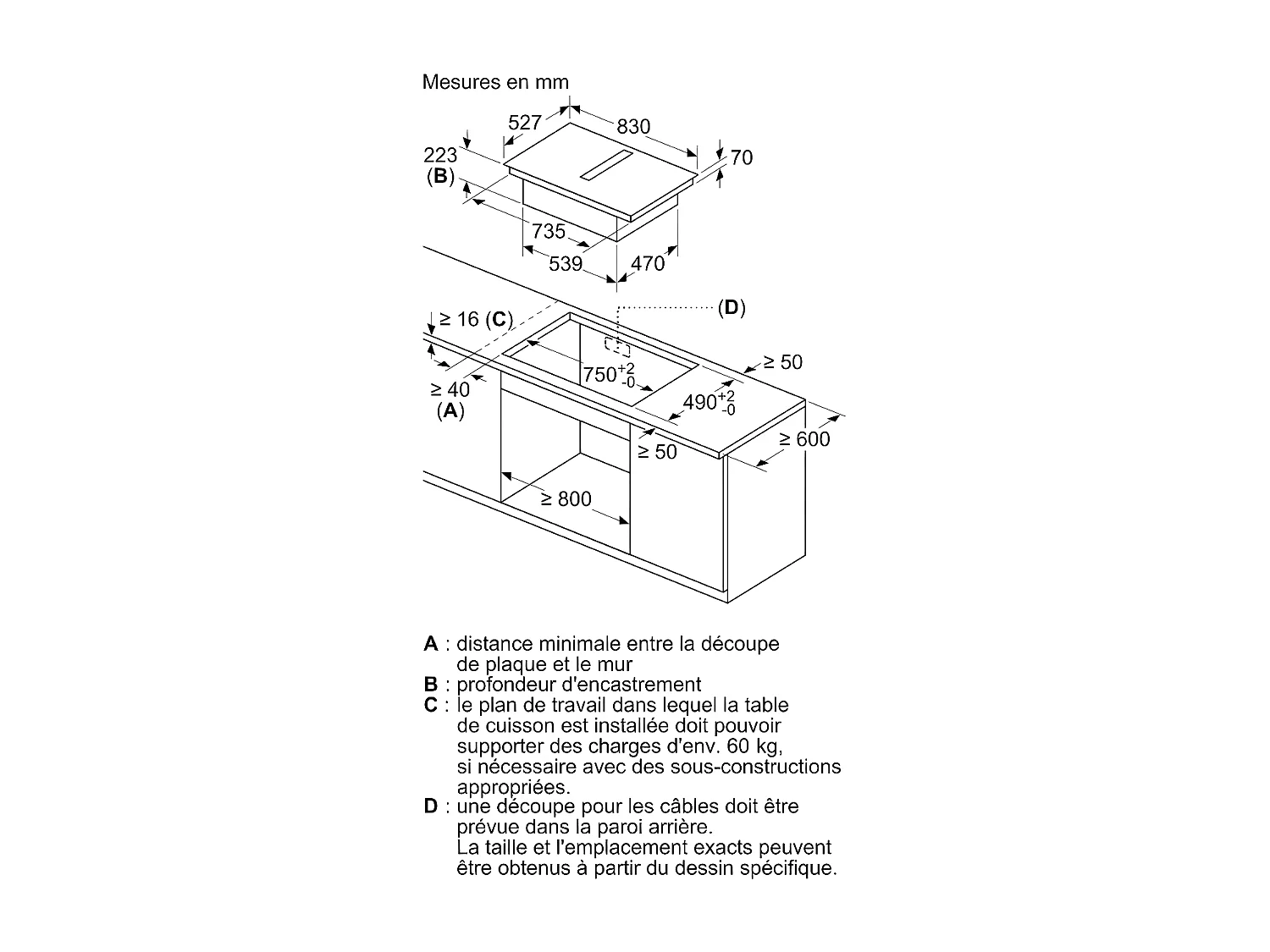 PLAQUE ASPIRANTE GRANDE NEFF V68TTX4L0
