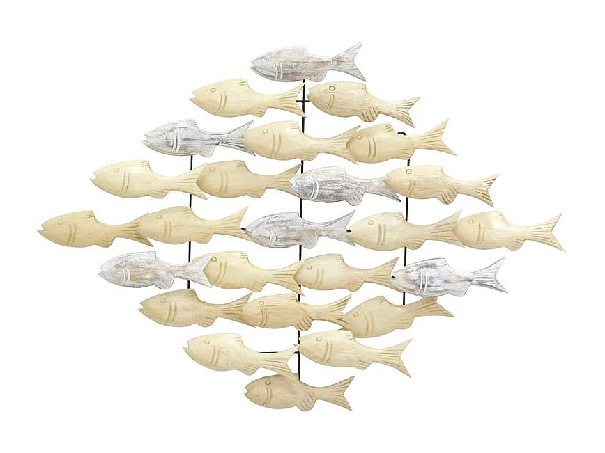 Banc de poissons en albasia