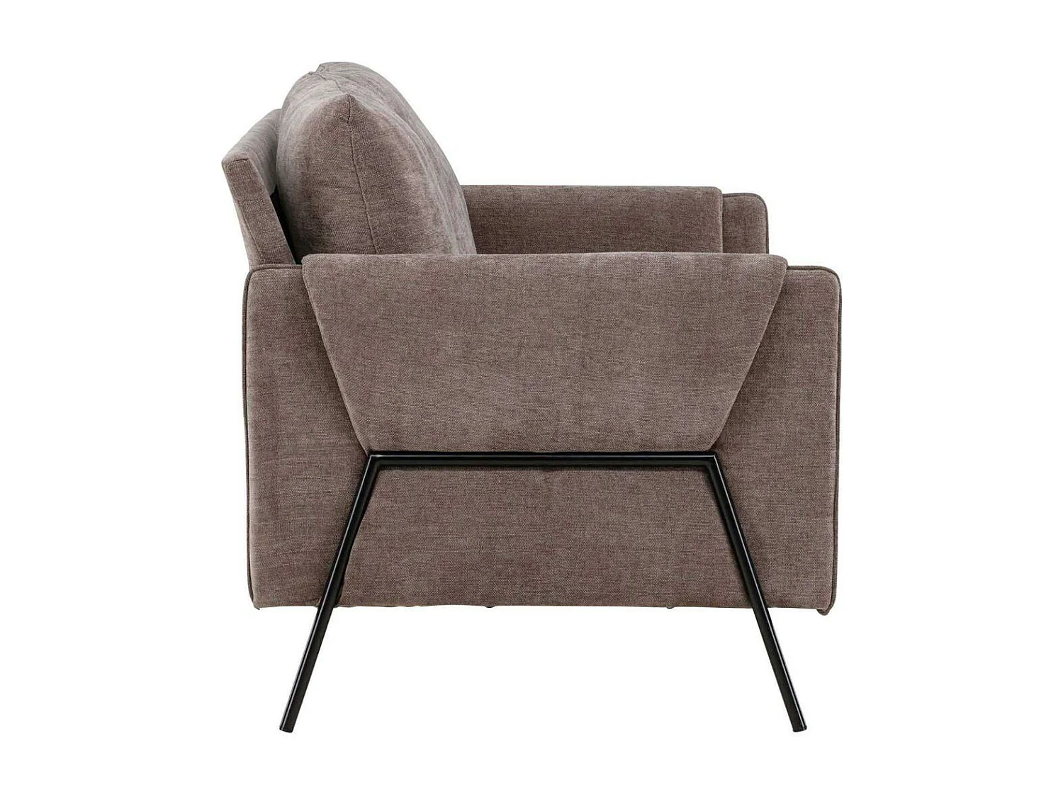 Canapé 2 Places Design "Indigo" 165cm Marron